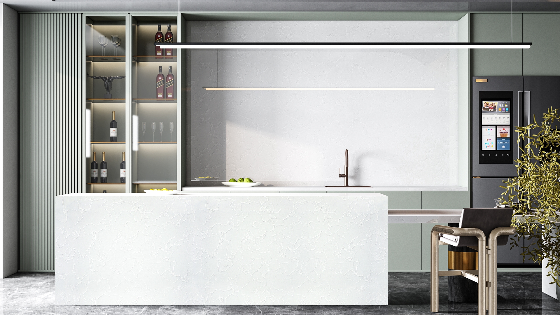 Regent Quartz slab